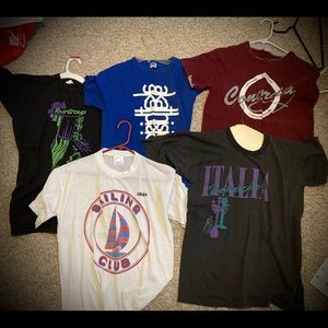 Lot of five running 🏃‍♀️ t-shirts